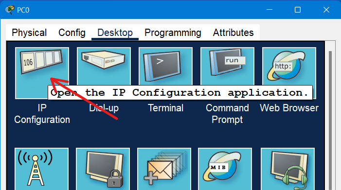 IP Configuration Application