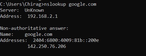 Best Network Troubleshooting Tools 6 NSLOOKUP Network Troubleshooting Tool working