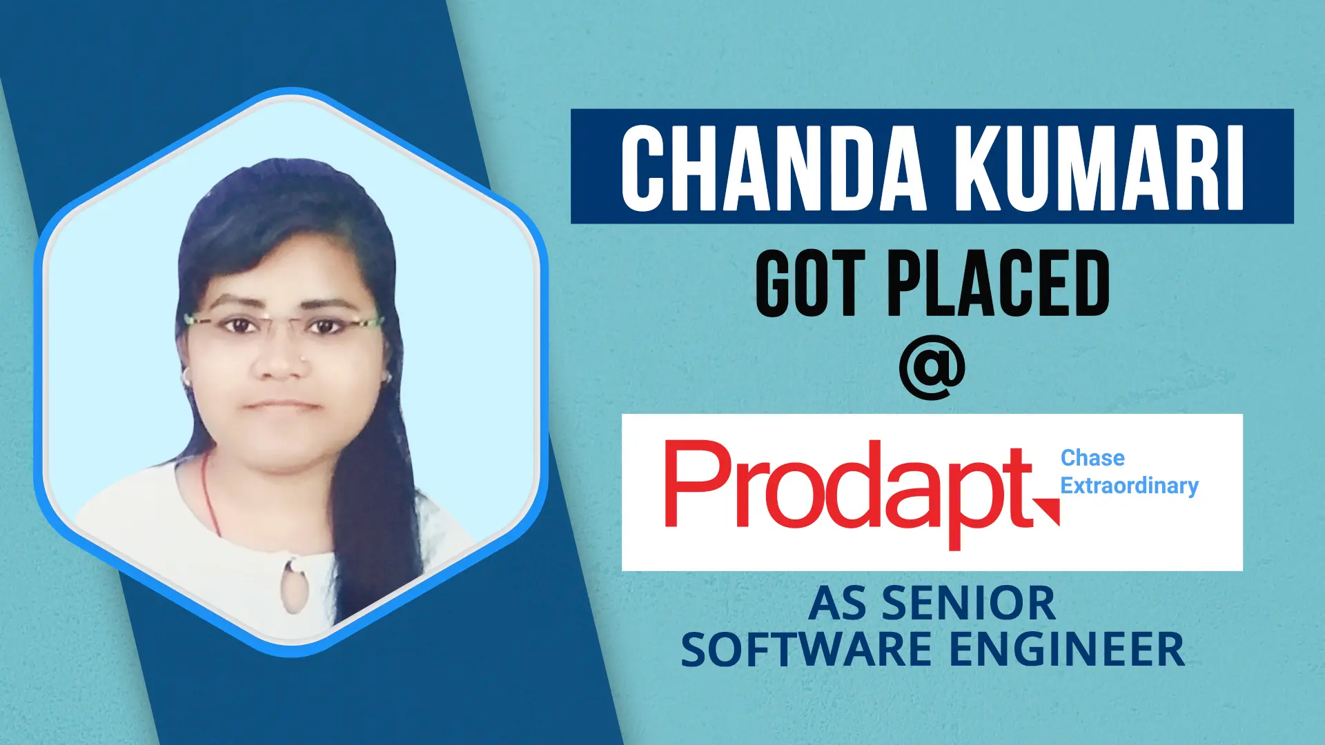 Pynet Student Chandna Kumari got placed at Progapt as Senior Software Engineer