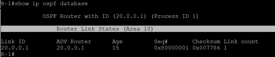 ospf lsa type 1