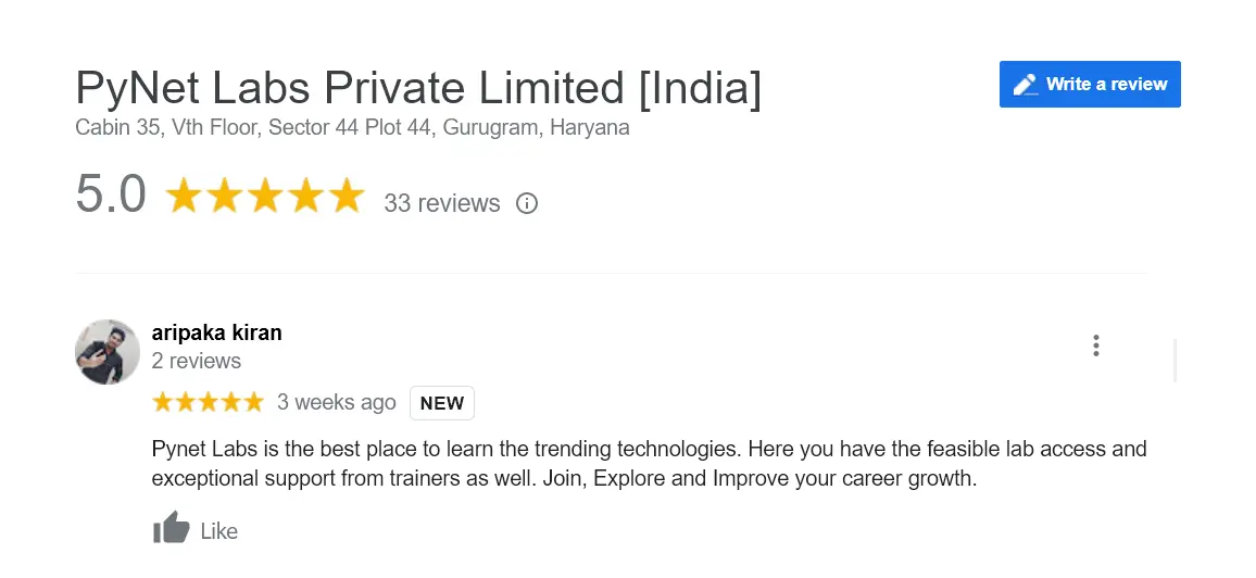 Google Review