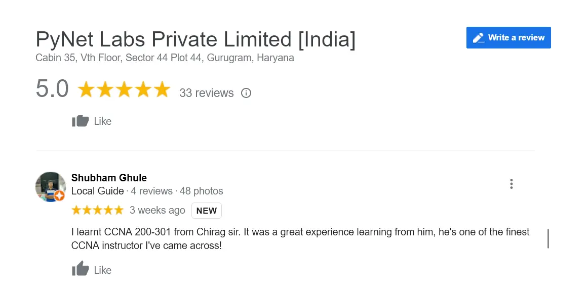 Google Review