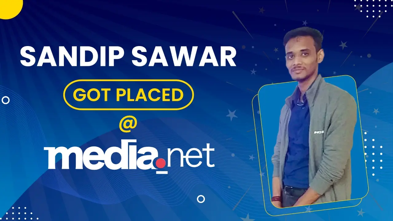 Sandip Pynet Labs Student placed In Media . net
