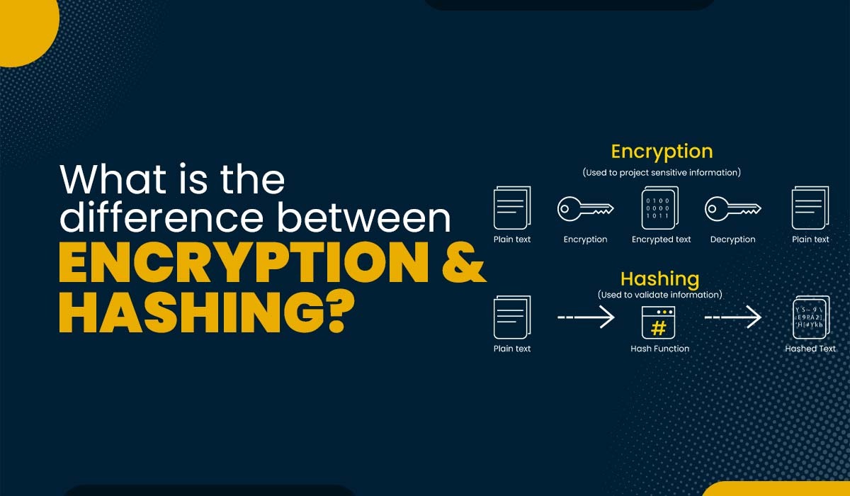 Difference between Encryption and Hashing Featured Image