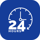 An icon of 24x7 Hours Lab Facility