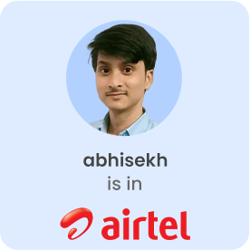 An image of abhishek is in Airtel