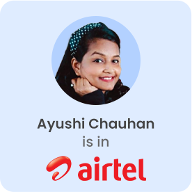 Image showing Ayushi Chauhan is in Airtel
