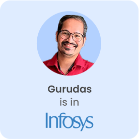 Image showing Gurudas is in Infosys