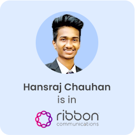 Image showing Hansraj Chauhan is in ribbon communications