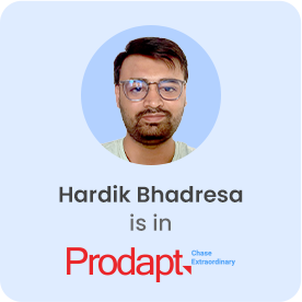 Image showing Hardik Bhadresa is in prodapt