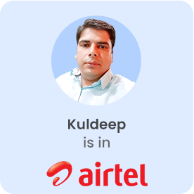 Image showing Kuldeep is in Airtel