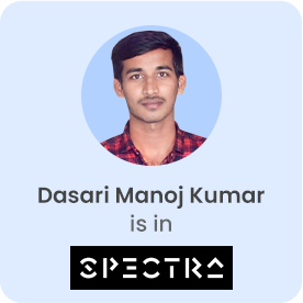 Image showing Dasari Manoj Kumar is in Spectra
