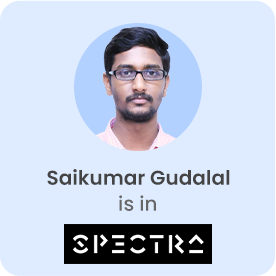 Image showing Saikumar Gudalal is in Spectra
