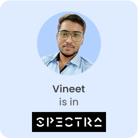 Image showing Vineet is in Spectra