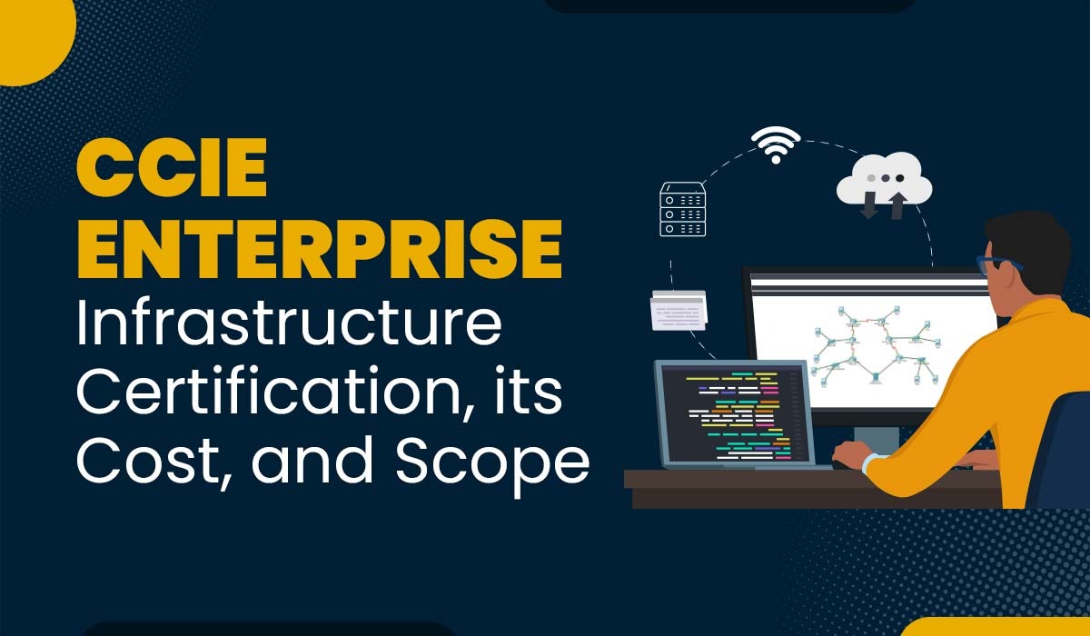 A blog featured image for a blog title - CCIE Enterprise Infrastructure Certification