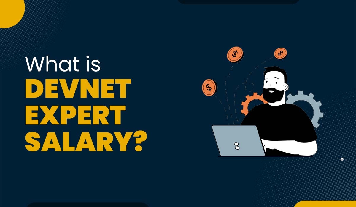 A blog featured image for a blog with title - What is DevNet Expert Salary?