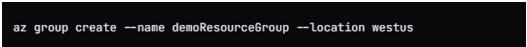 What is Resource Group in Azure and How to Use it? 4 A command for creating a resource group using Azure CLI