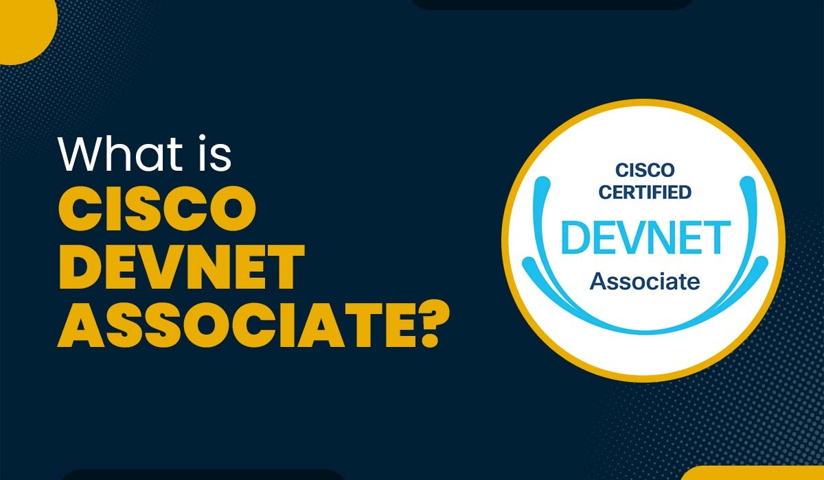 A blog featured image for a blog with title - Cisco DevNet Associate