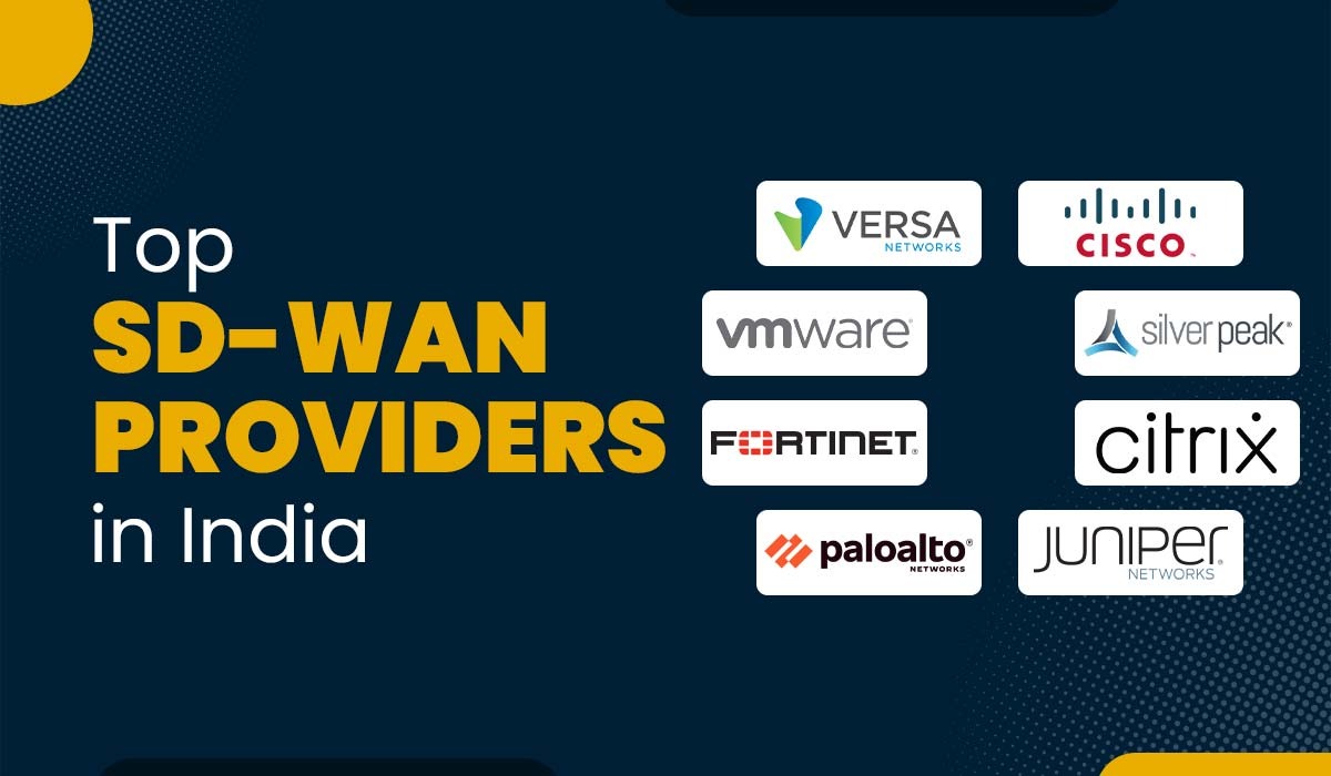 A blog featured image for a blog with title - Top SD-WAN Providers in India