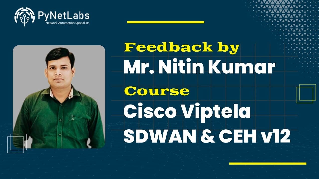 Feedback by Mr. Nitin Kumar