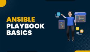 Blog Featured image for a blog with a title - Ansible Playbook Basics