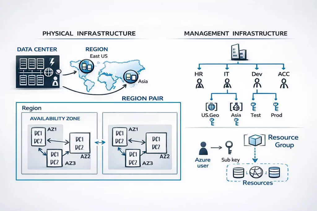 Microsoft Azure Architecture - Its Diagram and Components 2 Azure Architecture