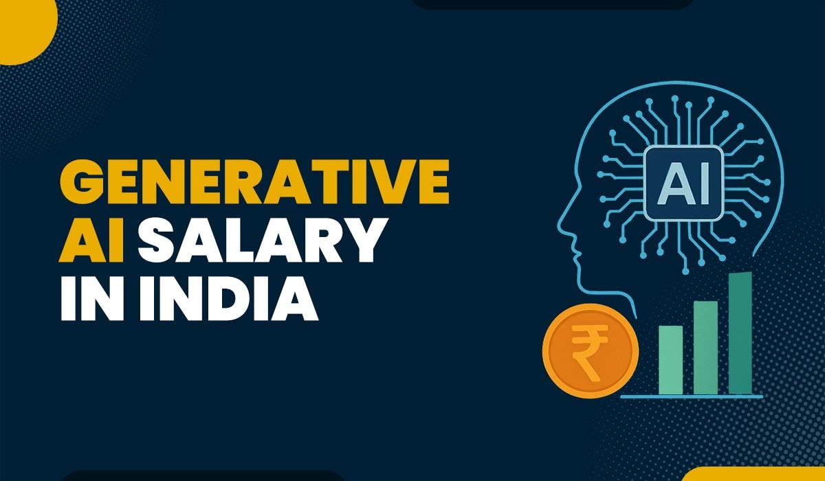 Blog Featured image for a blog with title - Generative AI Salary in India