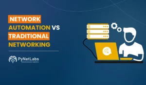 Blog featured image for the blog: network automation vs traditional networking