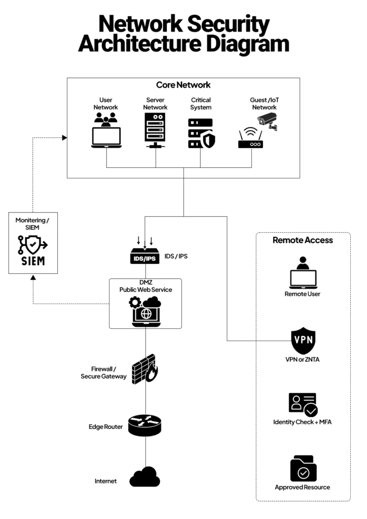 Network Security Archtecture Diagram