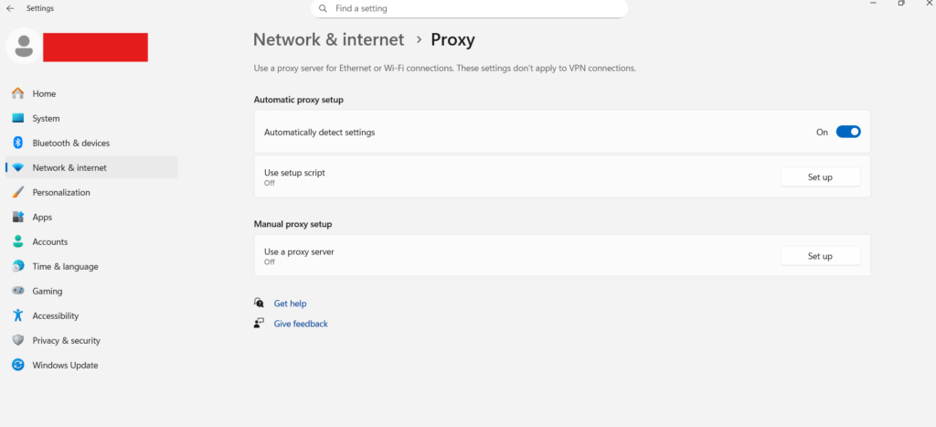 Proxy Server on Windows 1