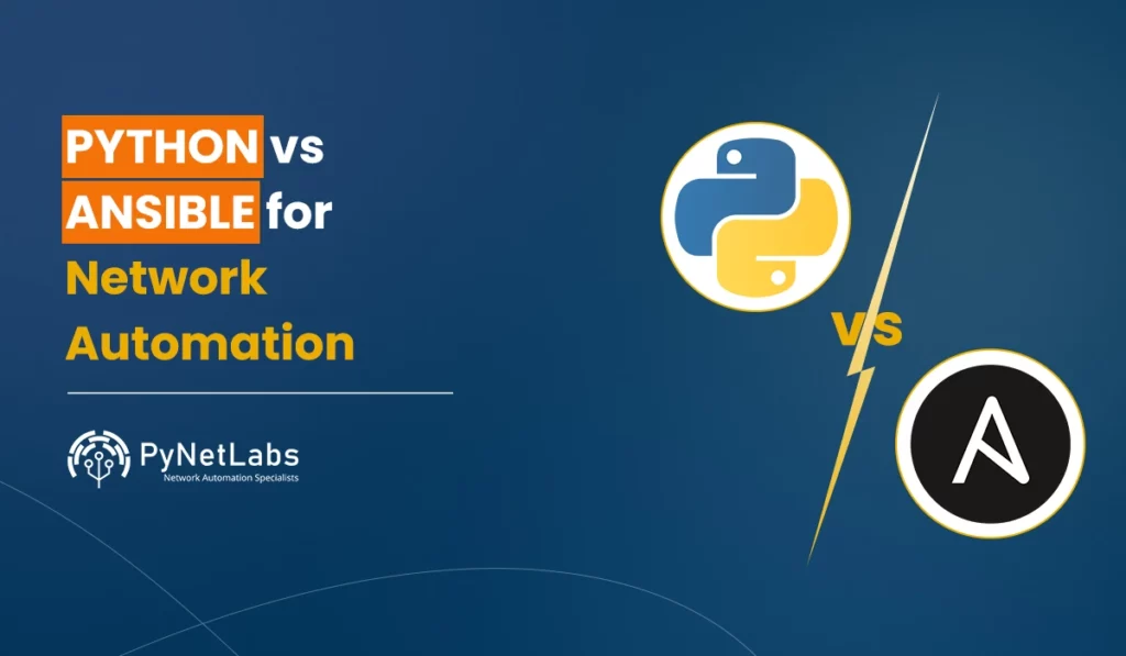 Blog featured image for the blog: Python vs Ansible for Network Automation