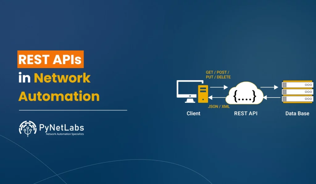 Blog featured image for the blog: REST APIs in Network Automation