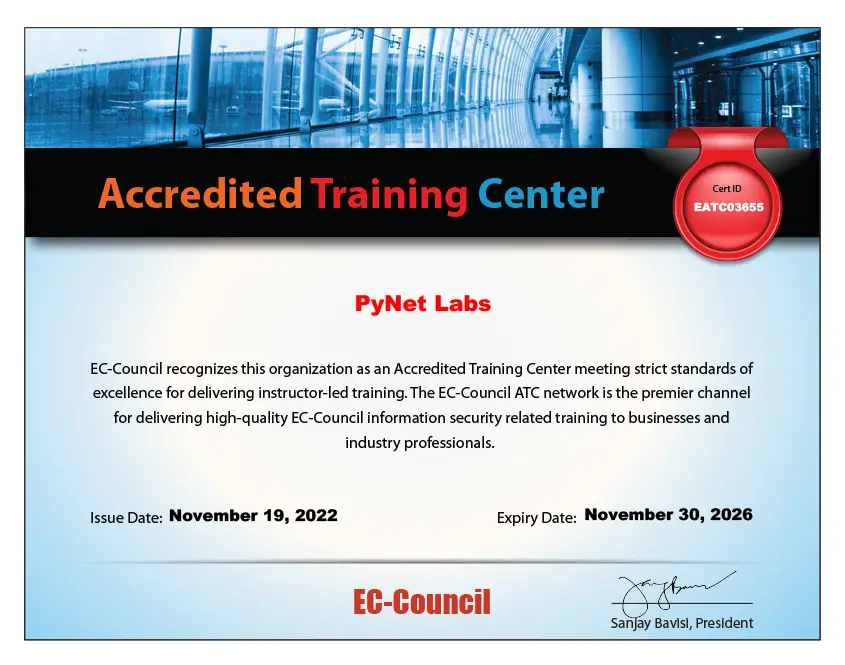 Sarvajith Tech Park ECC ATC Cert 1 1