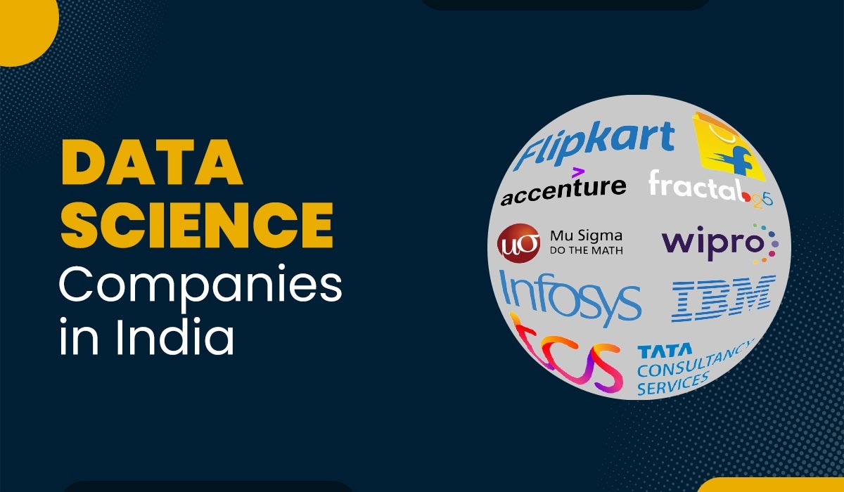 Blog Featured image for a blog with a title - Data Science Companies in India