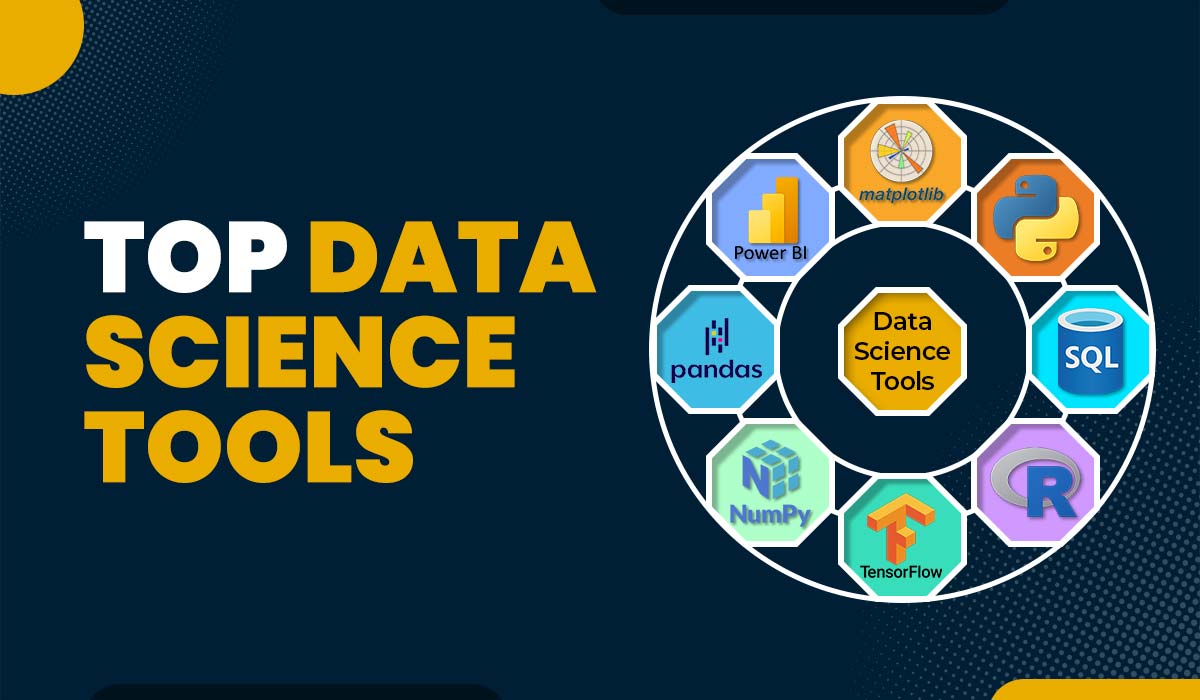 A blog featured image for a blog with title - Top Data Science Tools