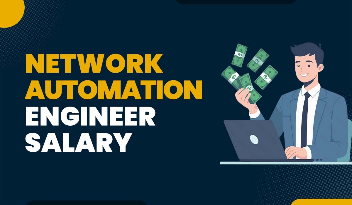 A blog featured image for a blog on title - Network Automation Engineer Salary